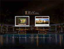 Tablet Screenshot of hotelmittalavenue.com